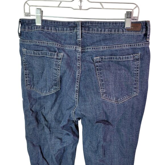 Riders by LEE Womens Size 14P Blue Solid Boot Cut Jeans - Picture 11 of 12